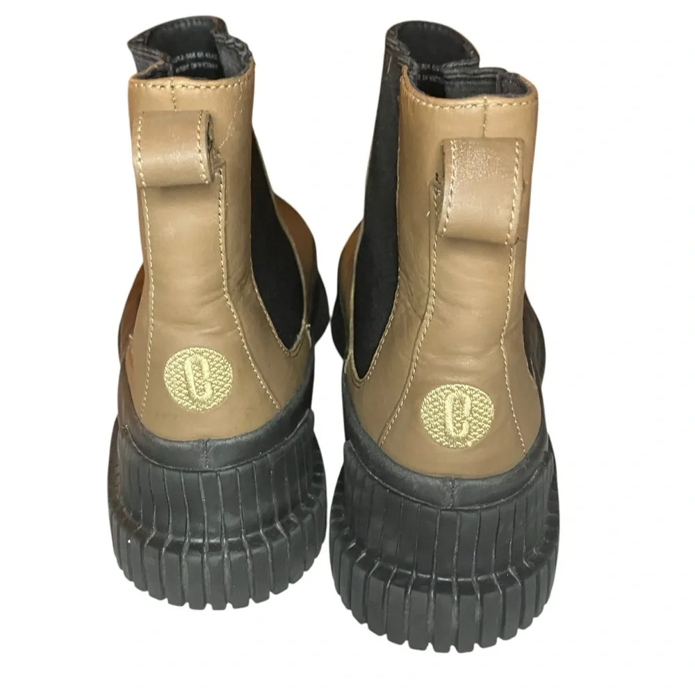 Camper Pix Ankle Boots‎ Black/Tan Size EU 46 US 13